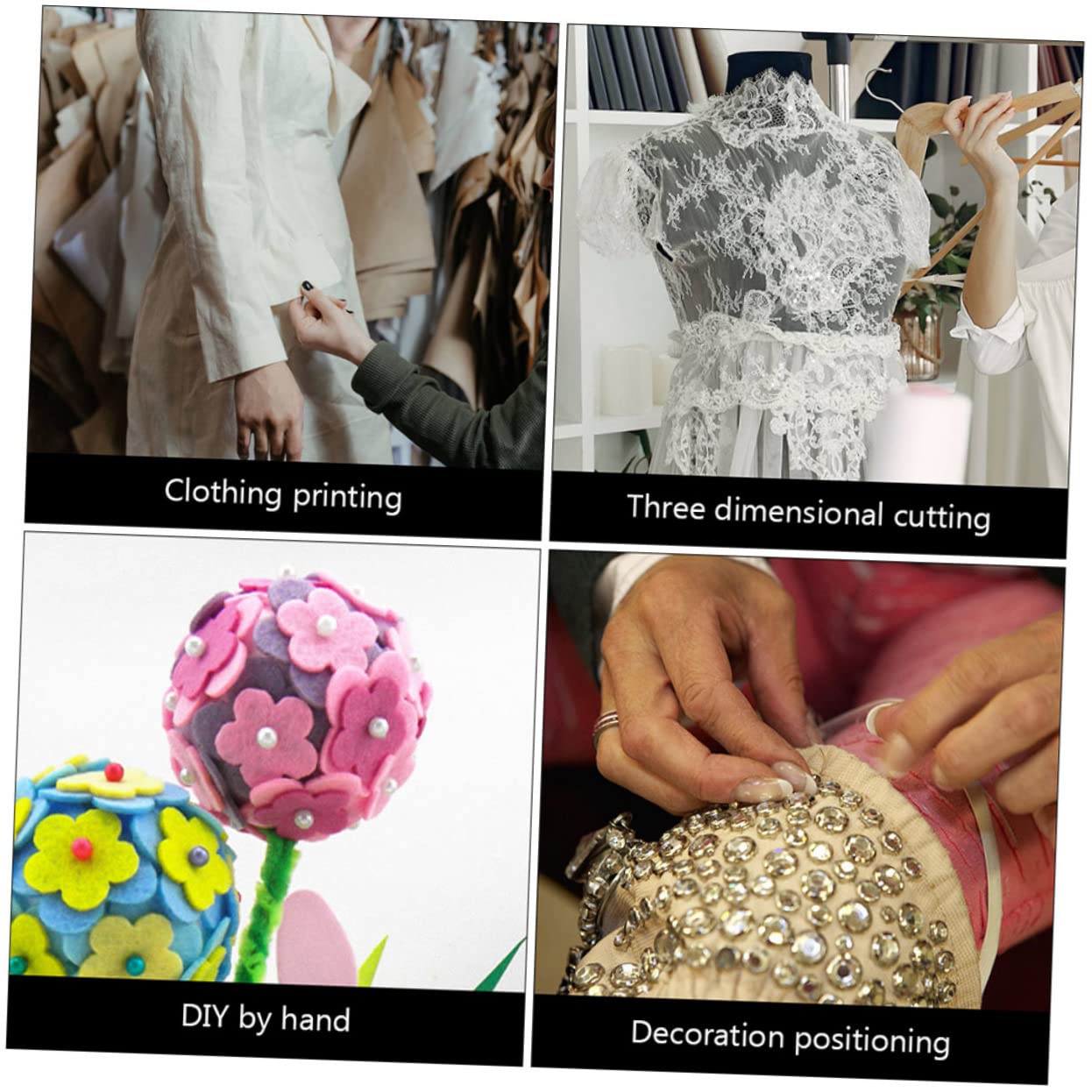 HOMSFOU 960Pcs Pearl Head Pins Adorable Round Head Dressmaking Pins for Wedding Bouquets Corsages and DIY Crafts Durable and Elegant Sewing Tool for Various Decorative Needs