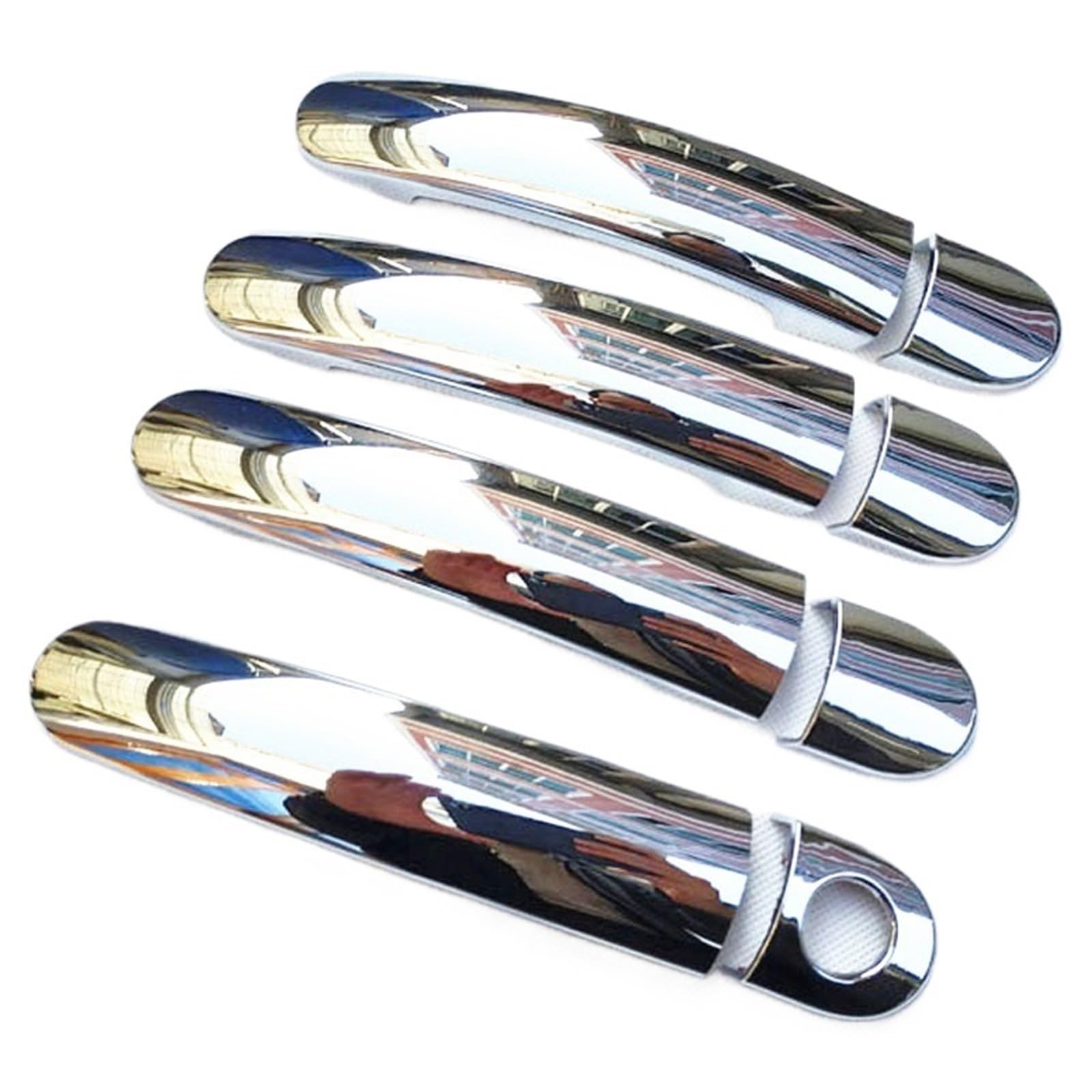 KEDFBTS Handle Trim Shell Compatible with Russian for Version 2021 Chrome Car Door Handle Cover Trim Styling Door Handle Cover Exterior Door Handle Cover Accessories(4dk1ys)