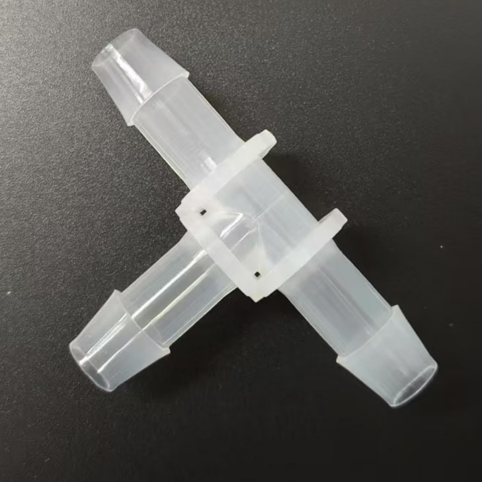 Adaptador de plástico reutilizable para laboratorio y maquinaria de alimentos, 4,8 mm de diámetro, paquete de 25 unidades