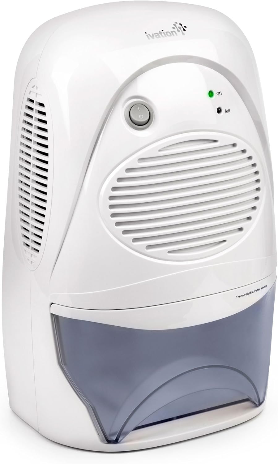 Ivation GDM36 Powerful Mid-Size Thermo-Electric Dehumidifier - Quietly Gathers Up to 20oz. of Water per Day - for Spaces Up to 2,200 Cubic Feet