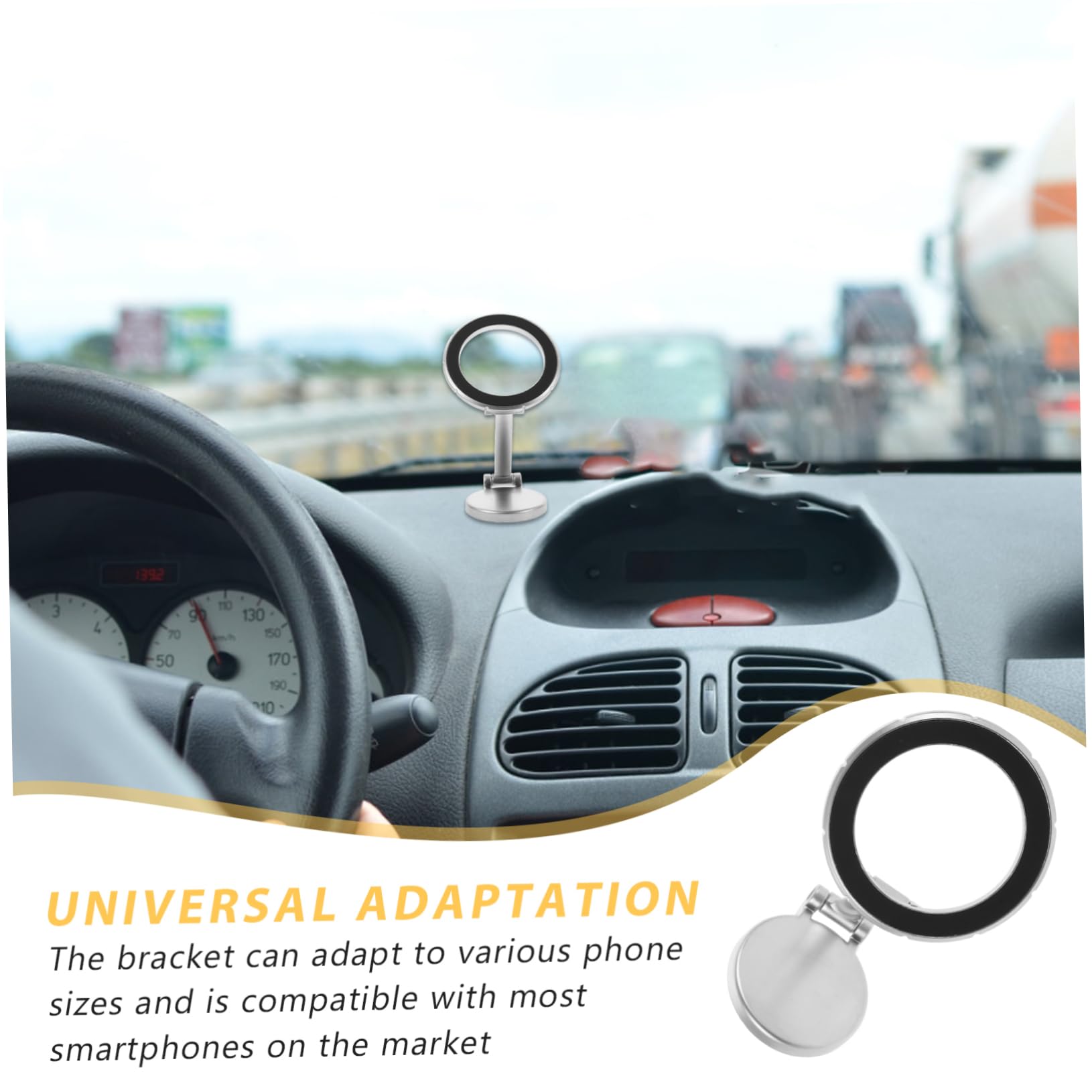 TOPPERFUN 2stücke Magnetischer Faltbarer Handyhalter Für Auto Stabiler Smartphone Mit Praktischem Design Geeignet Für Verschiedene Modelle Für Navigation Und Sicheres Fahren