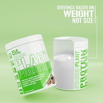 Evlution EVL Stacked Plant Protein Powder - 300g - Natural Chocolate
