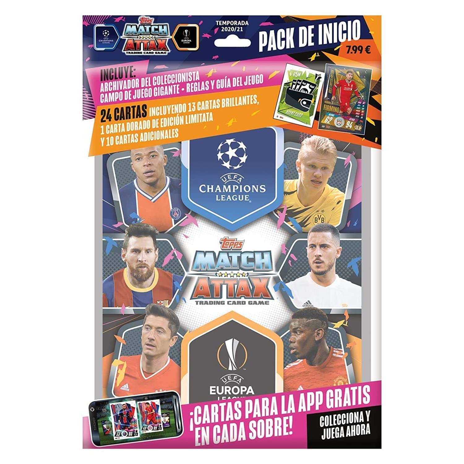 UCL Match Attax Starter Pack T.20/21