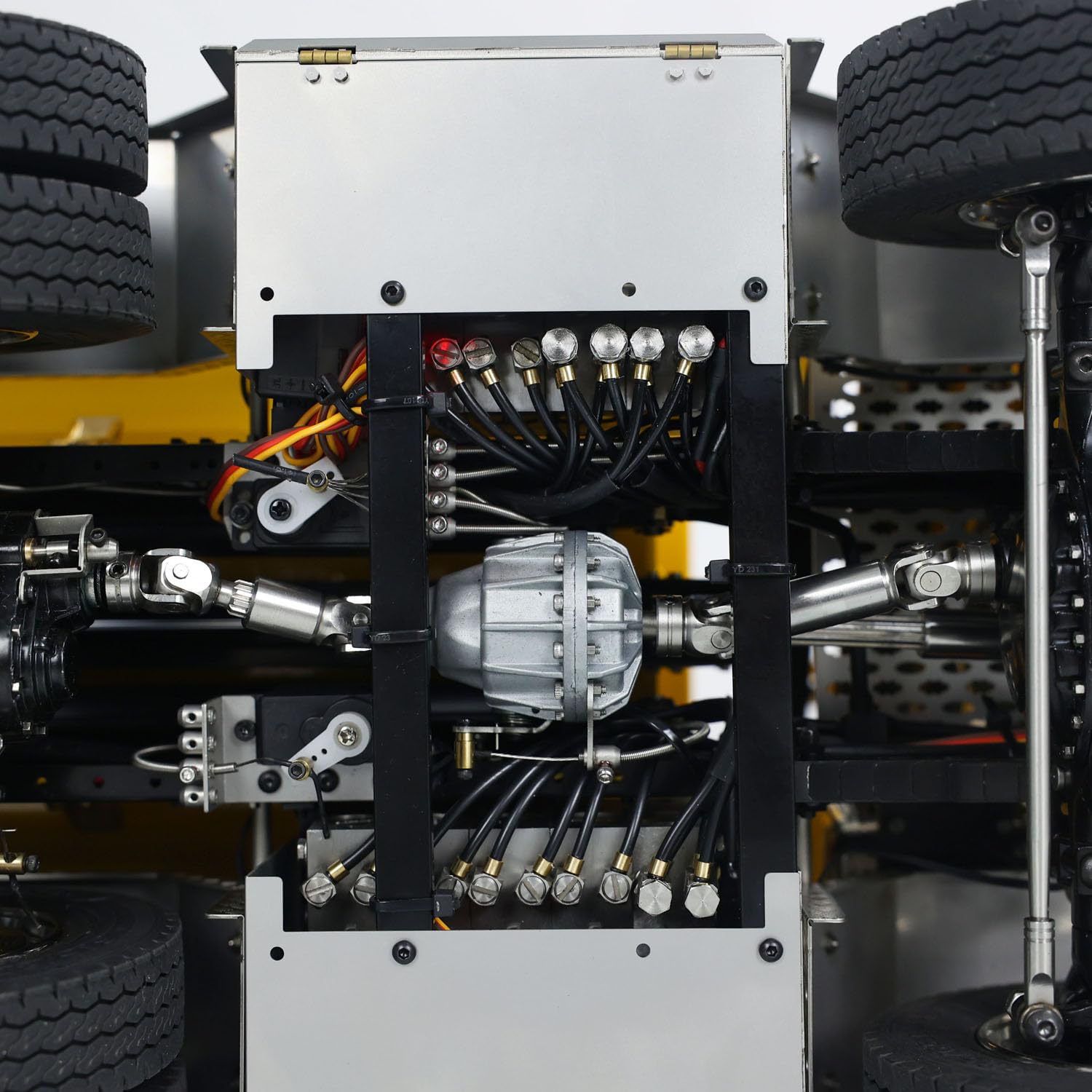 Amazon.co.jp: wheelfun 10x10 1/14 RC 油圧クレーン ダンパートラック