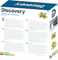 Vista 4 de Prime 3D Discovery Space Rompecabezas 3D de 150 piezas para niños Tamaño acabado de 18 x 12 pulgadas Desafiante y divertido para niños