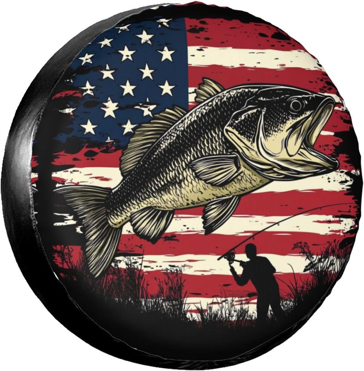 Funny Scared Raccoon Spare Tire Cover,14 inch,Funny Cute Universal Tire Covers Waterproof Polyester Wheel Protector for Rv Suvs Trucks Travel Trailers Outdoor