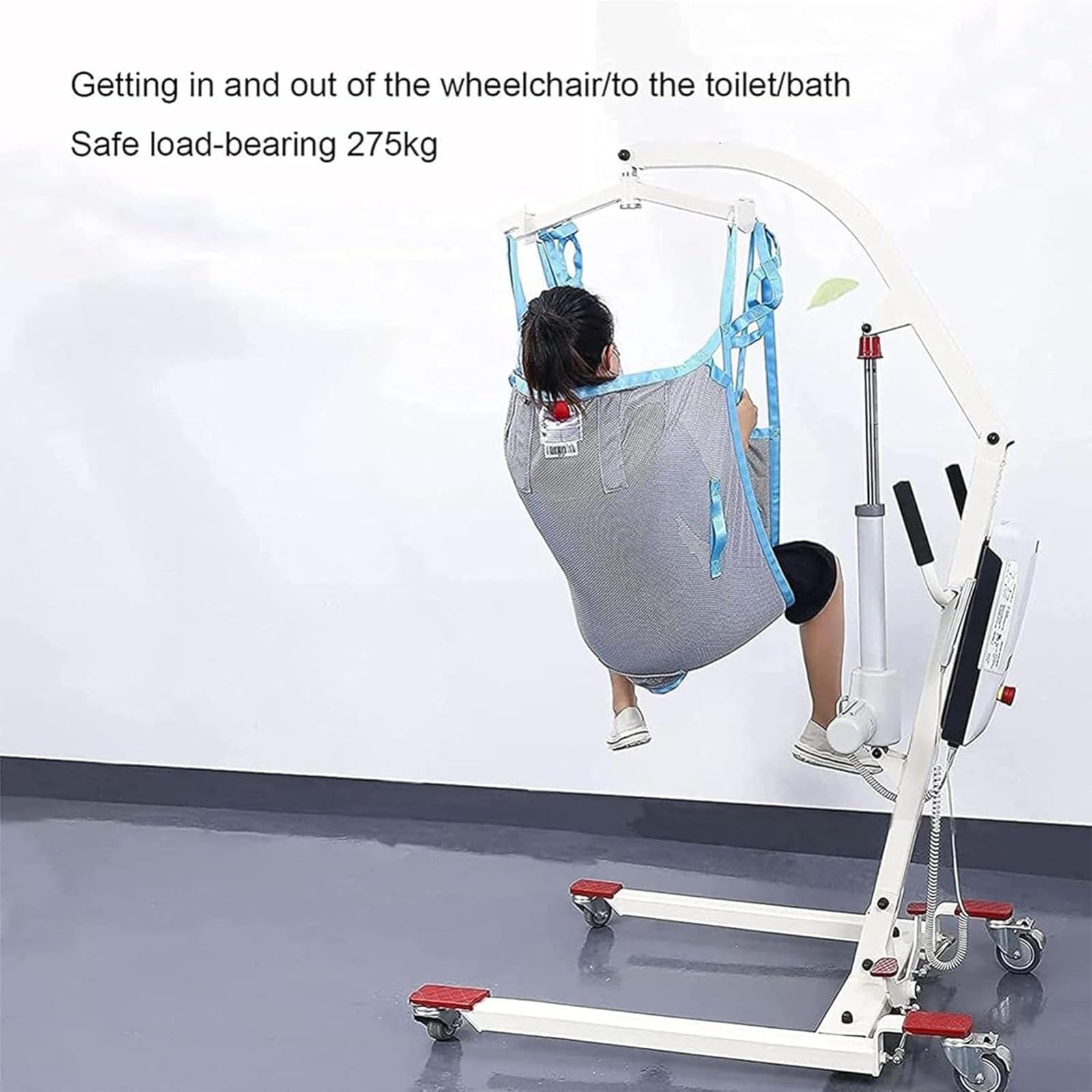 Élingue pour Lève-Patient, harnais de levage patient universel en maille respirante, harnais jambes écartées pour le transfert du lit à la chaise roulante, à la chaise longue, à la chaise de douche ou