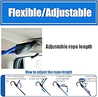 Vista 3 de Fydun 1.5M Multi Purpose Luggage Rope Elastic Car Jacket for Travel Wide Range of Uses