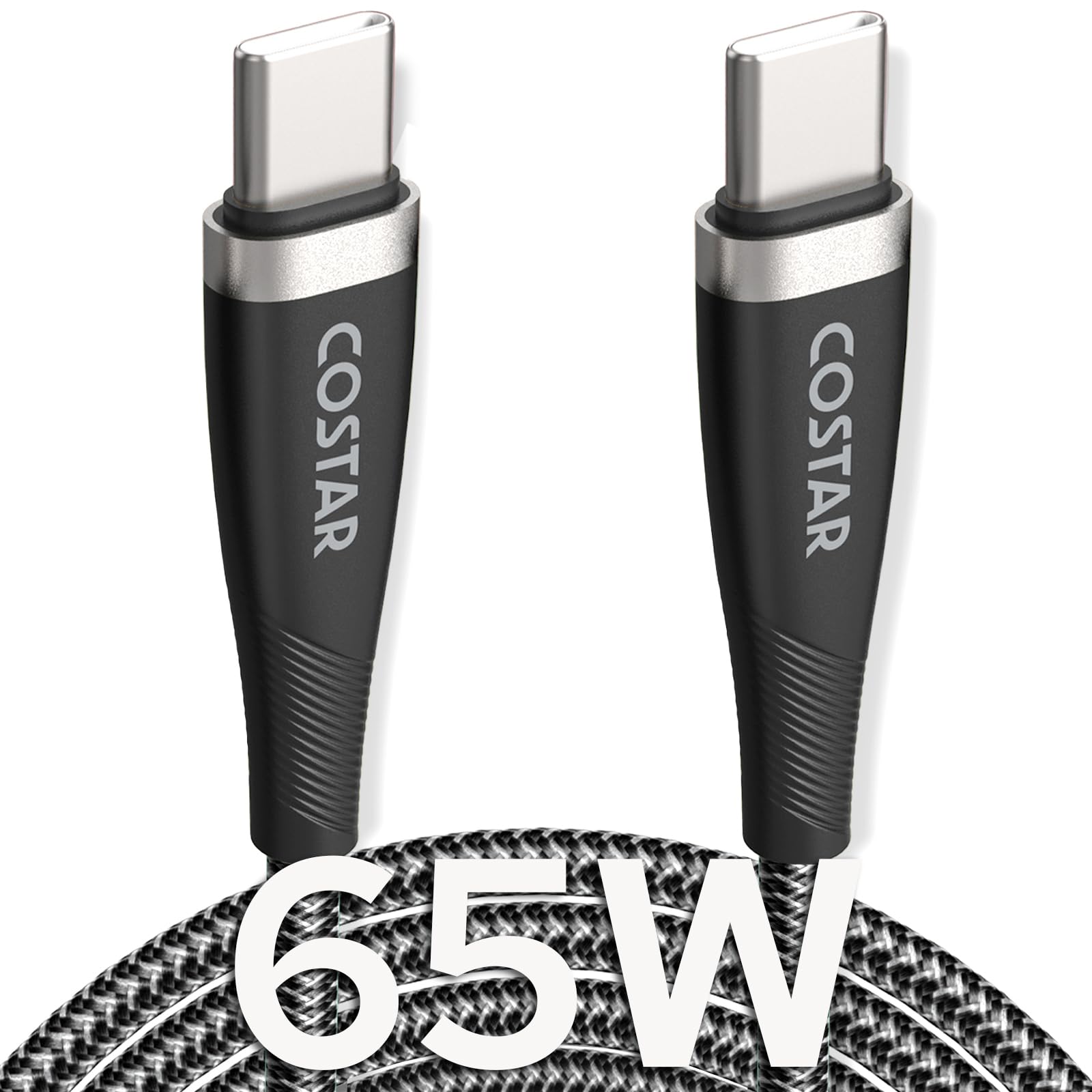 COSTAR USB to 8 Pin Charging Cable, 3A Fast Charger Nylon Braided Cable, Data Sync Transfer For iPhone 14 /Pro Max /13/12/12 Pro,11,Mini, X, 8,7,6(silver 2m) — Amazon image 9