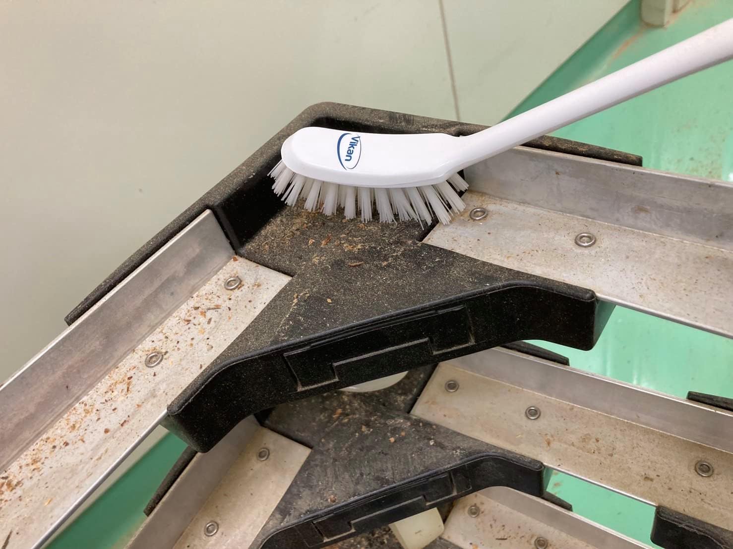 Kyowa Clean Vikan 4405 Dish Brush, Red, Cleaning, Kitchen Brush, Hard Type, HACCP Compatible, Food Sanitation Act Compliant