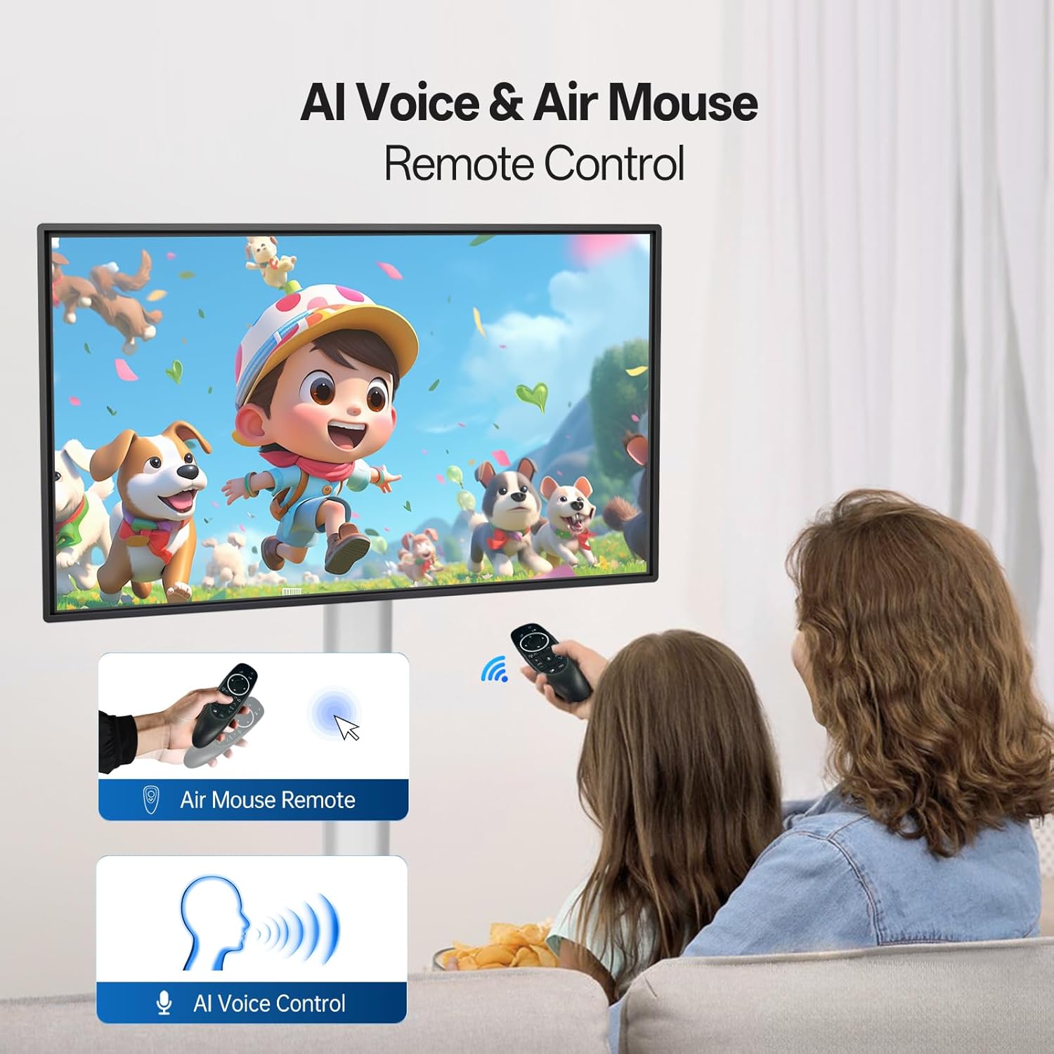 JAV Smart Board 55 Inch, Interactive Whiteboard with EDLA Certified for Office and Classroom, Digital Whiteboard Rotating Touchscreen Android 14 8+128GB (Board Only)