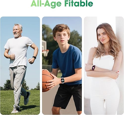 Miniatura 2 de Reloj podómetro, apto para personas mayores, impermeable, con contador de pasos, calorías, monitor de sueño para caminar, correr, monitor de