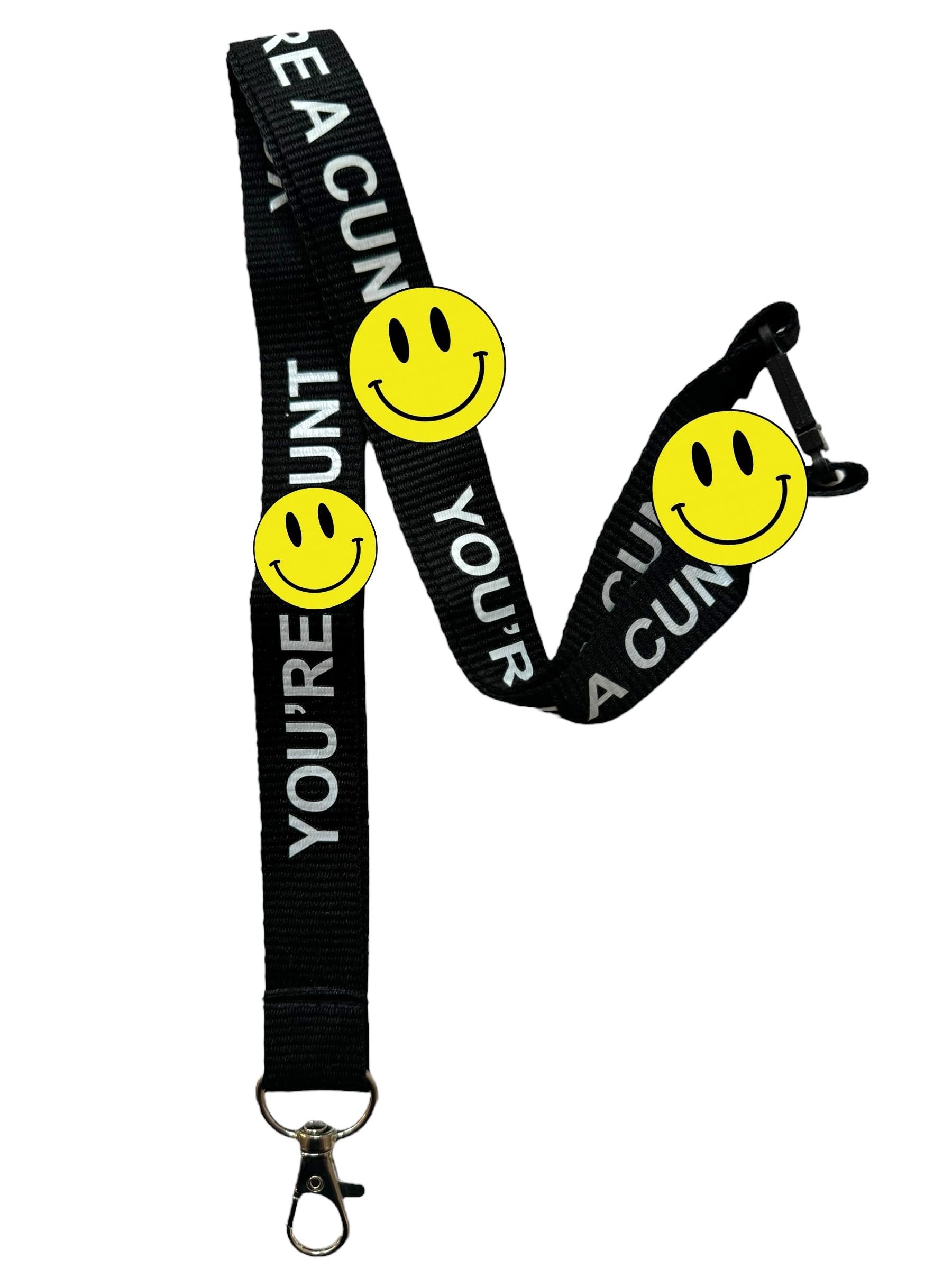 PAC Supplies Global Offensive Sayings Breakaway Lanyards, Assorted Designs (Your A Cun*)