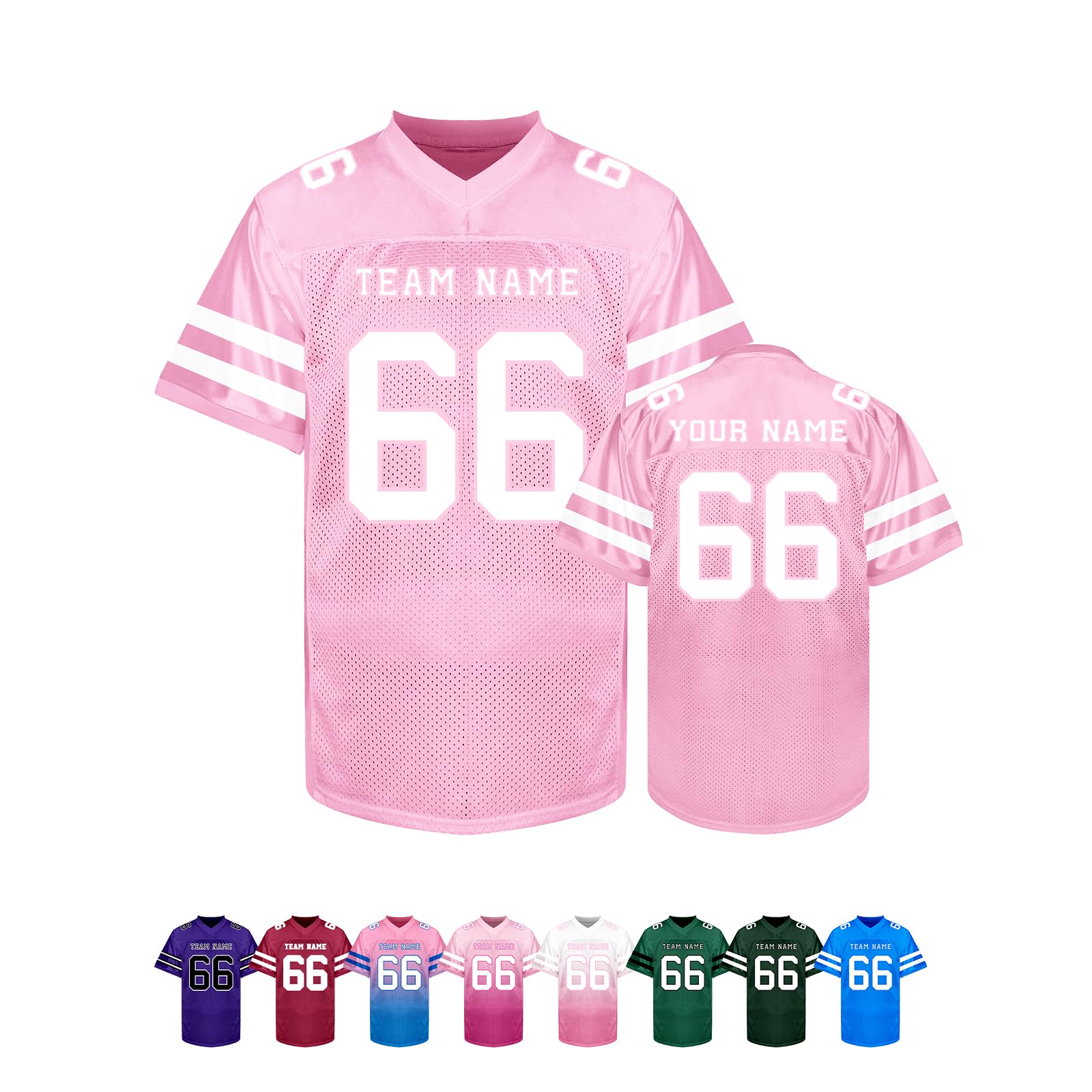 Custom Football Jersey Personalized Team Name Number Logo Customized Shirt for Men Youth Women Kids