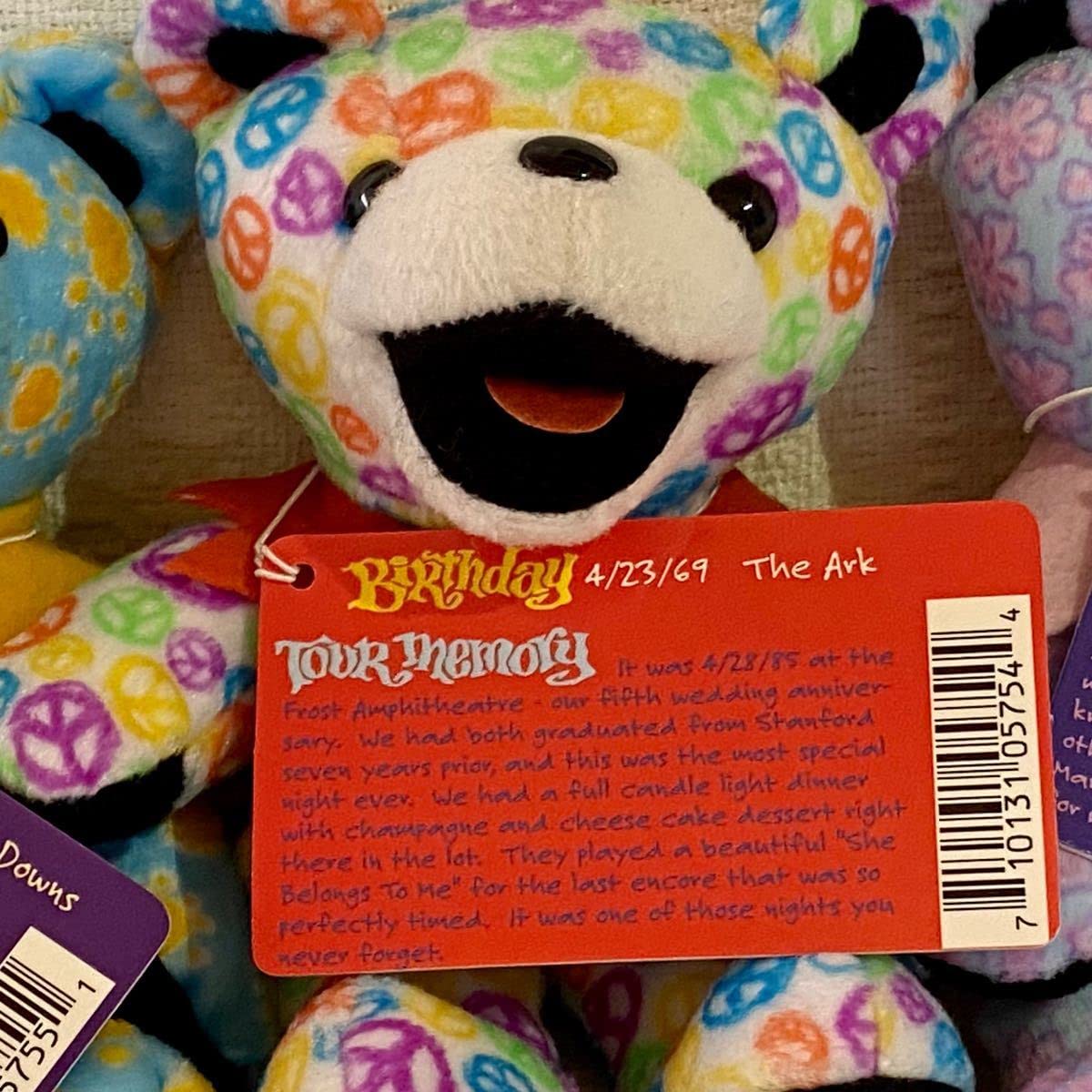 Amazon.co.jp: グレイトフルデッド デッドベア ぬいぐるみ 7インチ