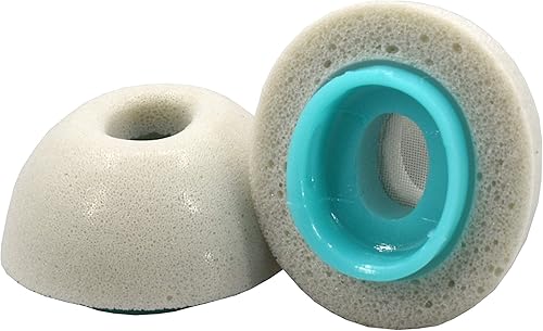 Miniatura 11 de Dekoni Bulletz - Almohadillas de espuma viscoelástica para AirPods Pro y AirPods Pro 2, almohadillas de repuesto (gris medio, paquete de 3)