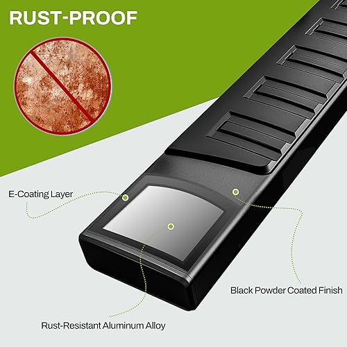 Miniatura 3 de AUTOSAVER88 Estribos compatibles con Dodge Ram 1500 2009-2018, Ram 1500 Classic Quad Cab 2019-2023, barras laterales Nerf de 6 pulgadas