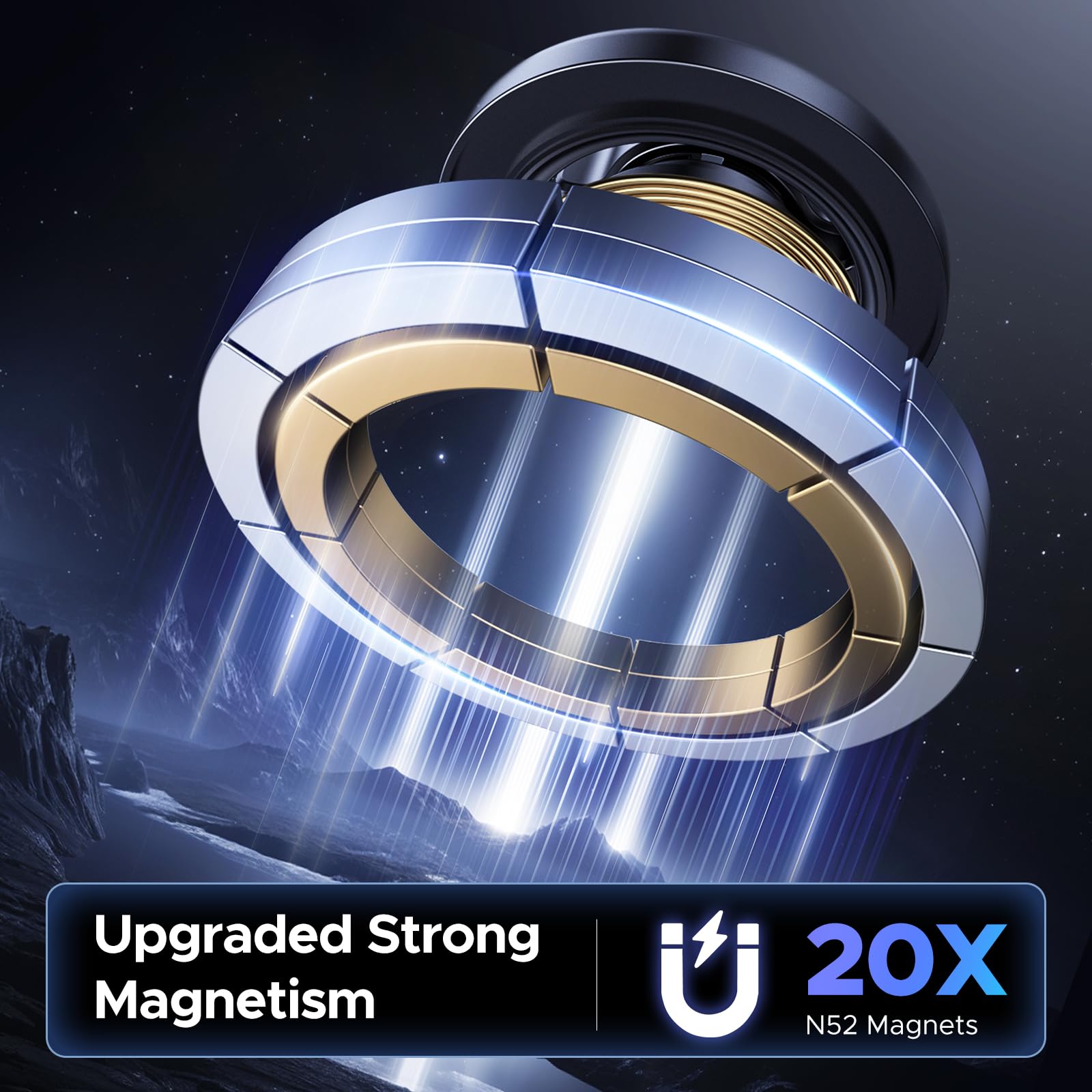 UGREEN 145W Caricatore Auto USB C | Supporto Magnetico per Telefono Auto