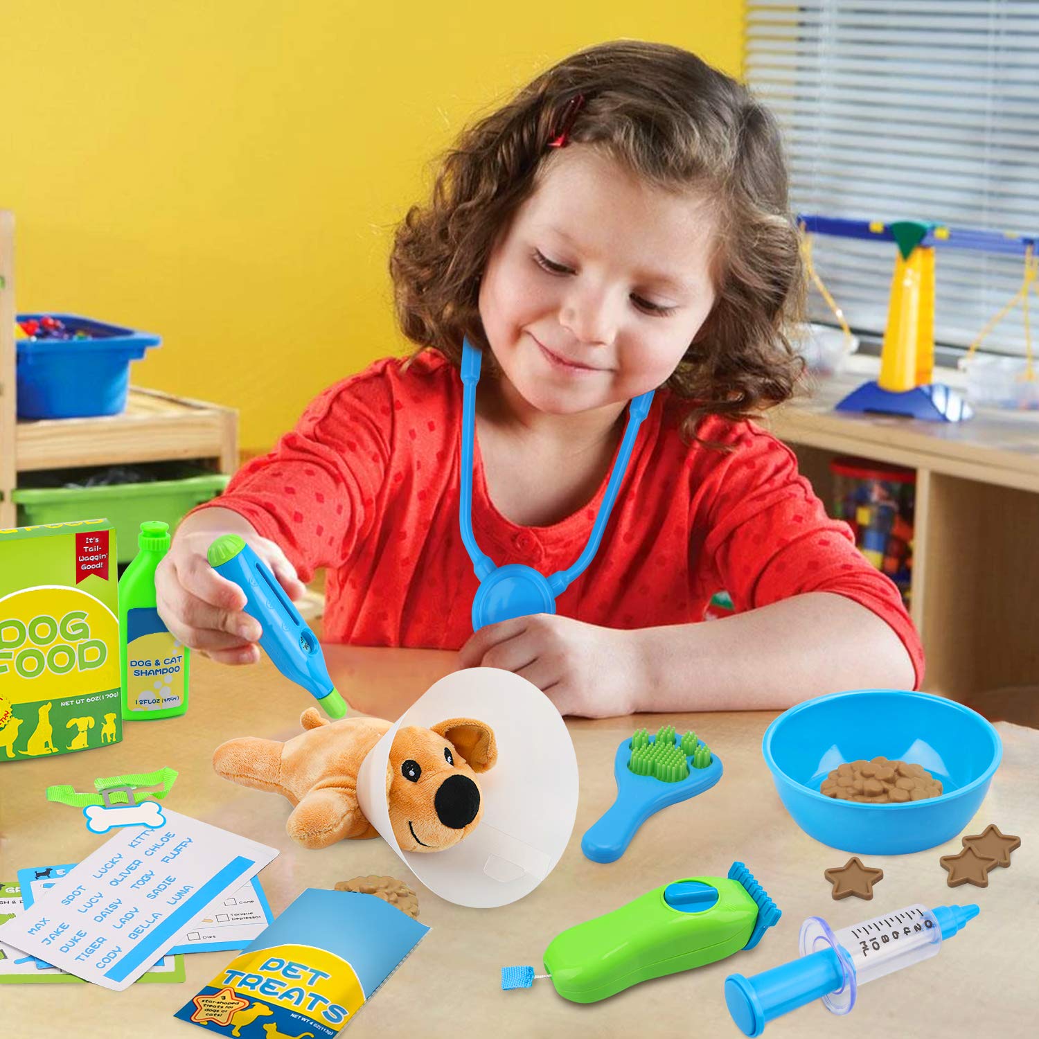 Pet Grooming Puppy Dog Play Doh Vanplay Pet Care Toy Role Play