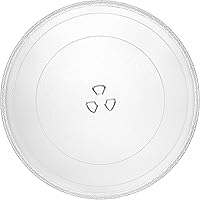 Vista 7 de Placa giratoria de vidrio para microondas de 13.5 pulgadas apta para placa de vidrio GE Hotpoint para microondas, reemplazo de bandeja de vidrio