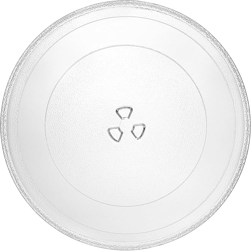 AMI PARTS 12" Microwave Glass Turntable Plate | Replacement Part Compatible with Whirlpool, Fits 1.5 & 1.7 cu.ft Microwaves, Replaces W10337247, W11367904