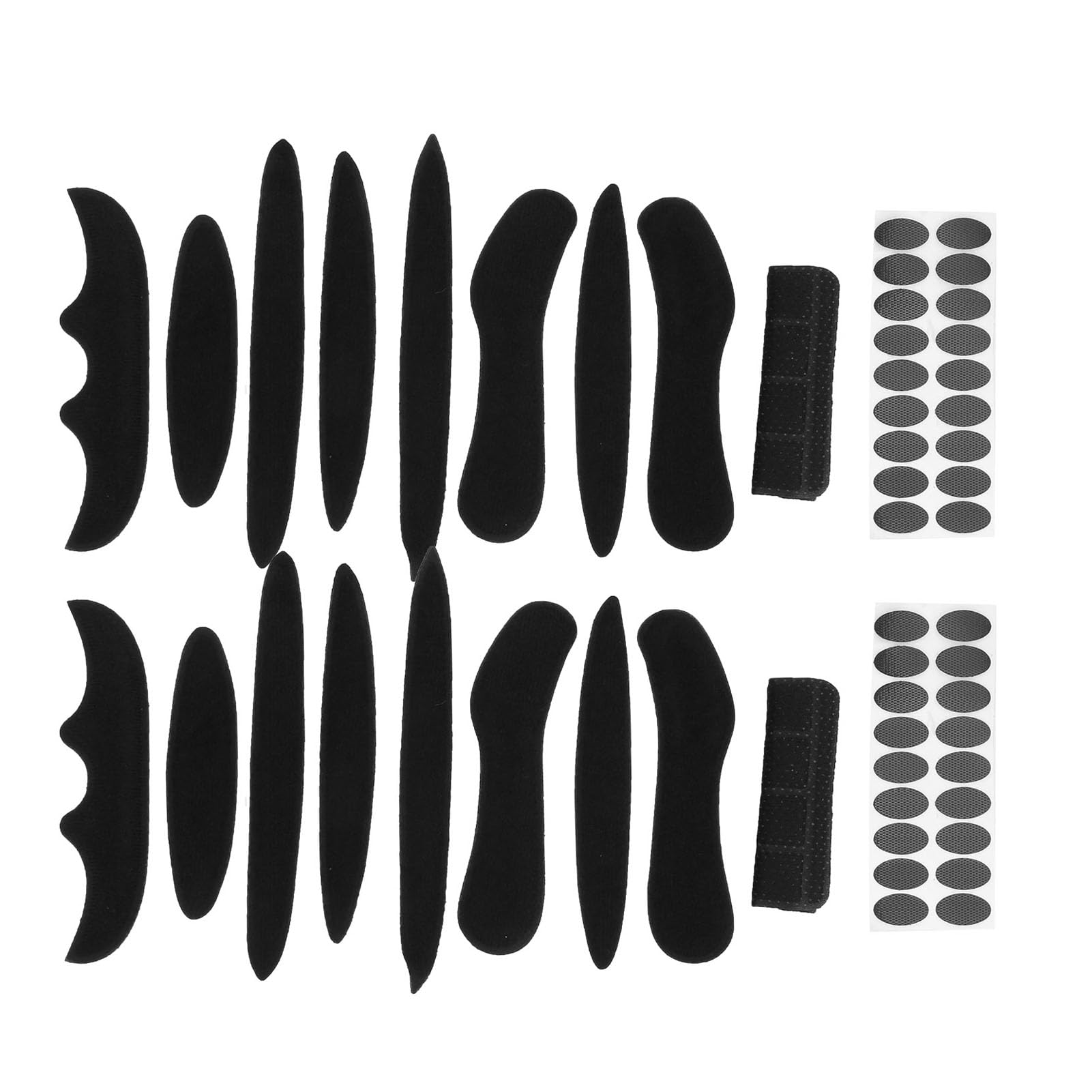 Respicefinem Bike Helmet Liner Lining Replacement Set Electric Bicycle Helmet Accessory Soft Sponge Combination with Hook & Loop Adhesive Universal Fit for Bicycle and Electric