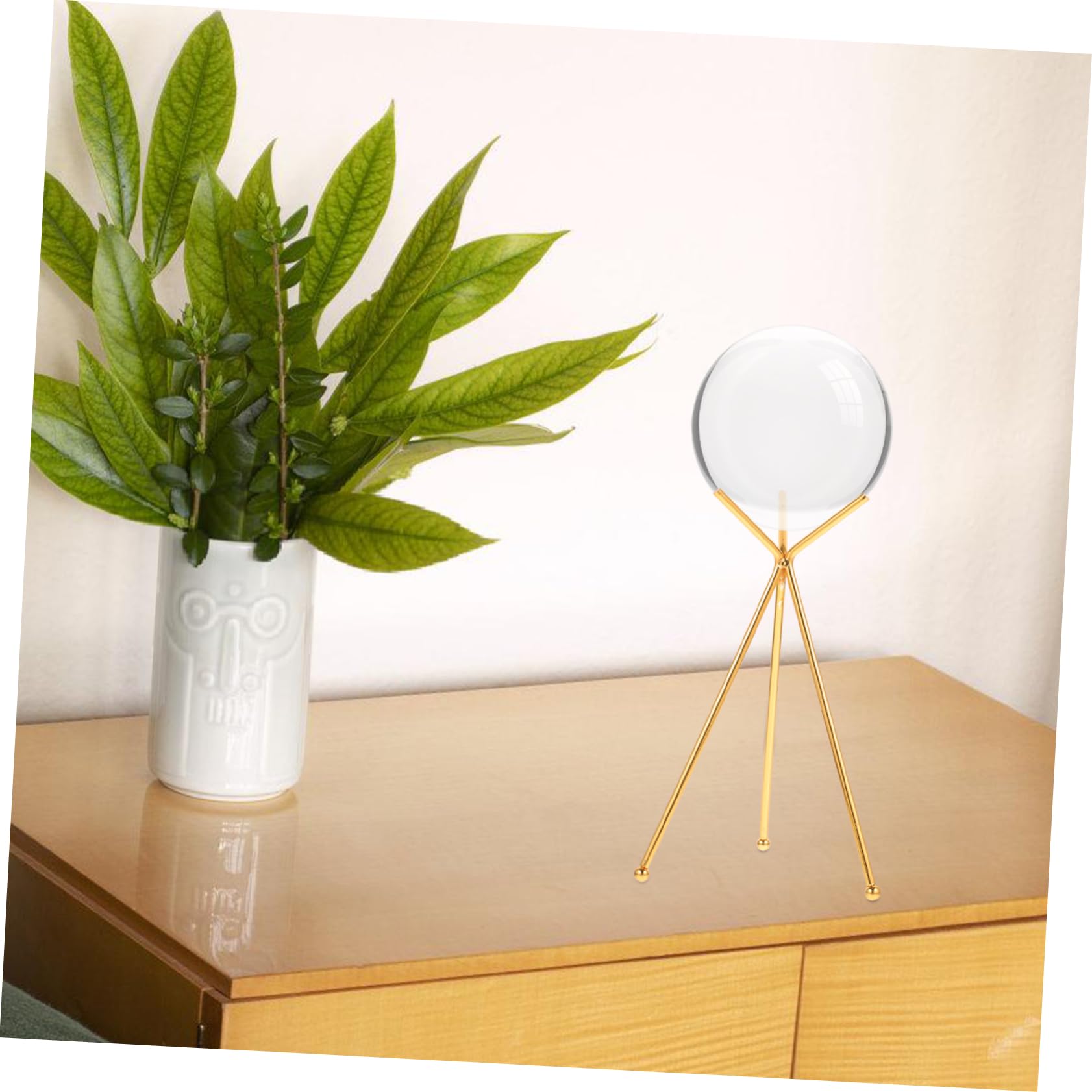 PRETYZOOM 3 Pz Stand a sfera di cristallo globo d'oro Espositore per ornamenti cristalball delicato rack artigianale in ferro delicato arredamento da tavolo ferro da stiro Golden