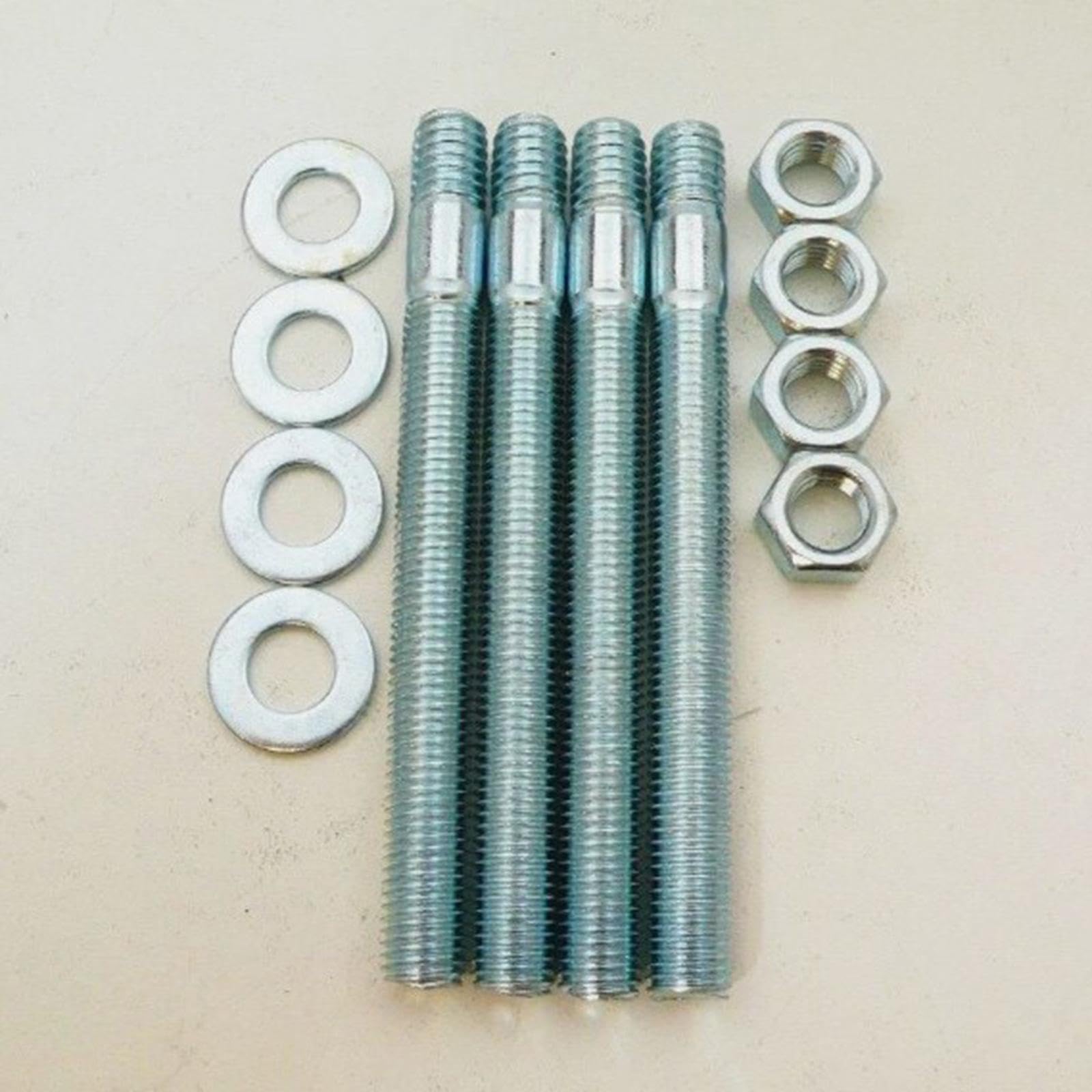 Kit de Espárragos de Carburador de Acero, Rosca Gruesa 5/16-18. Accesorio Compatible. Suministros de Reemplazo Directo. Profesional Y Resistente.
