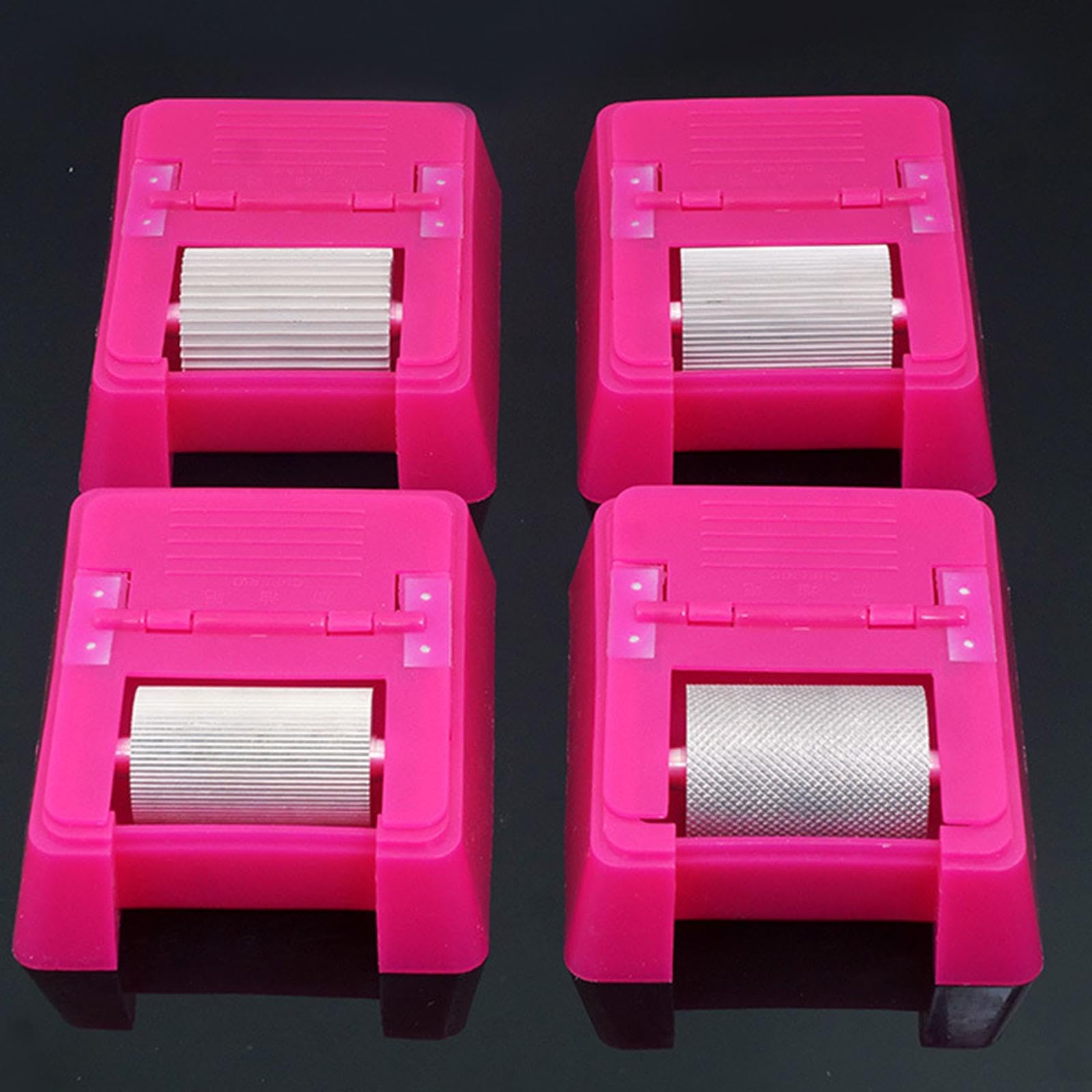 Professal - Rodillo de pintura antigoteo con depósito, herramienta de pared de grano fino y caja de aceite para manualidades de cuero, para alisar