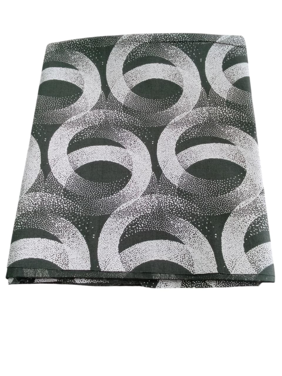 319-Polytech Textiles Pure Cotton Poplin Unstitched Shirting Fabric, Mehendi with White Geometric Print, 1.6 Metres, Casual Style-image-11