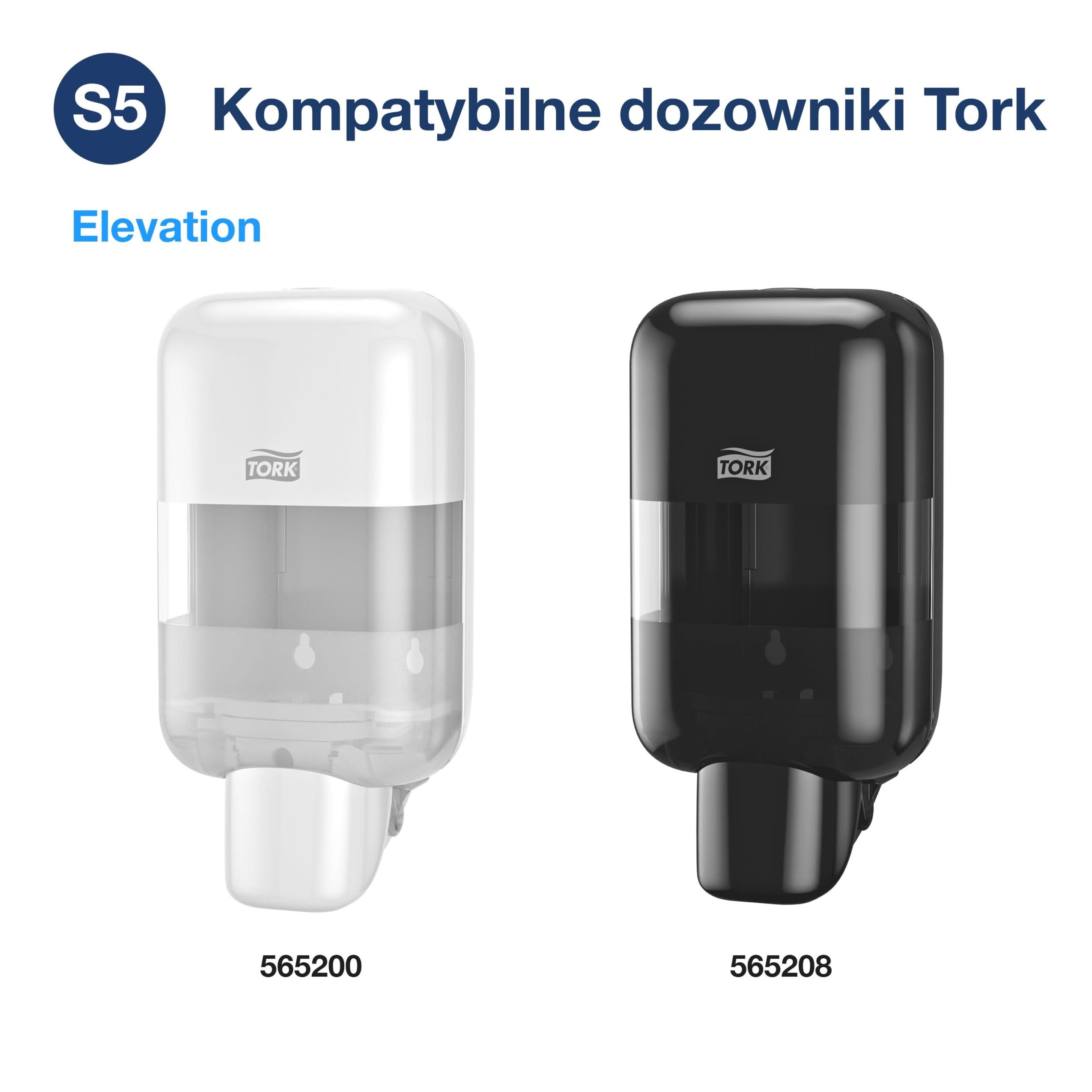 Tork czyste mydło w pianie do rąk mini S5, butelka z plombą higieniczną, 8 × 525 ml, 525202