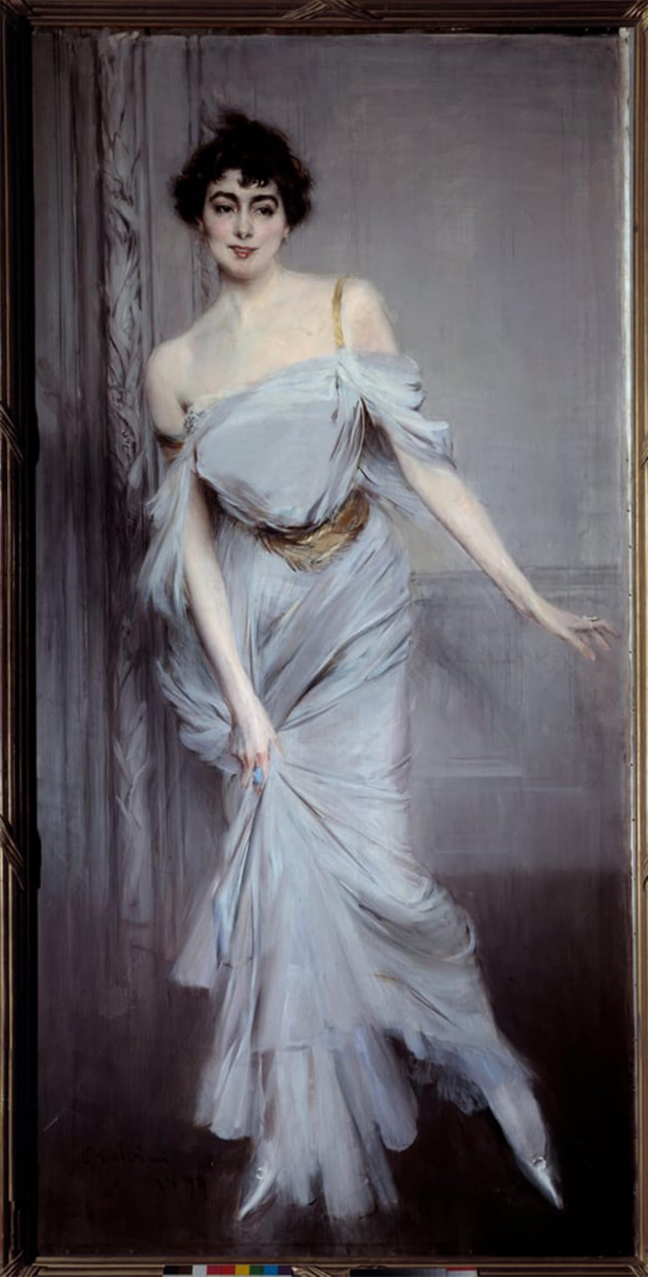 SERENDIPITP Aesthetic Poster Photo Wall Print Retro Picture Portrait of Madame Charles Max Painting by Giovann Modern Wall Artwork for Home Decor 60x90cm
