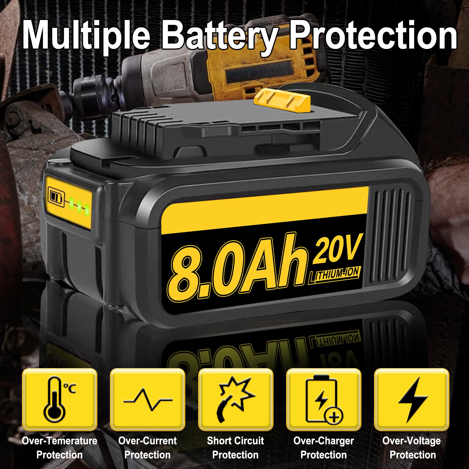 Replacement Batteries For Dewalt Heekewi Pack Replacement