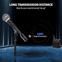 POGOLAB BKW-X1 Vezeték Nélküli XLR Mikrofon Adapter Szett - 2.4GHz, 12 Órás Üzemidő, 150 Láb Hatótáv, Dinamikus és Kondenzátor Mikrofonokhoz 2