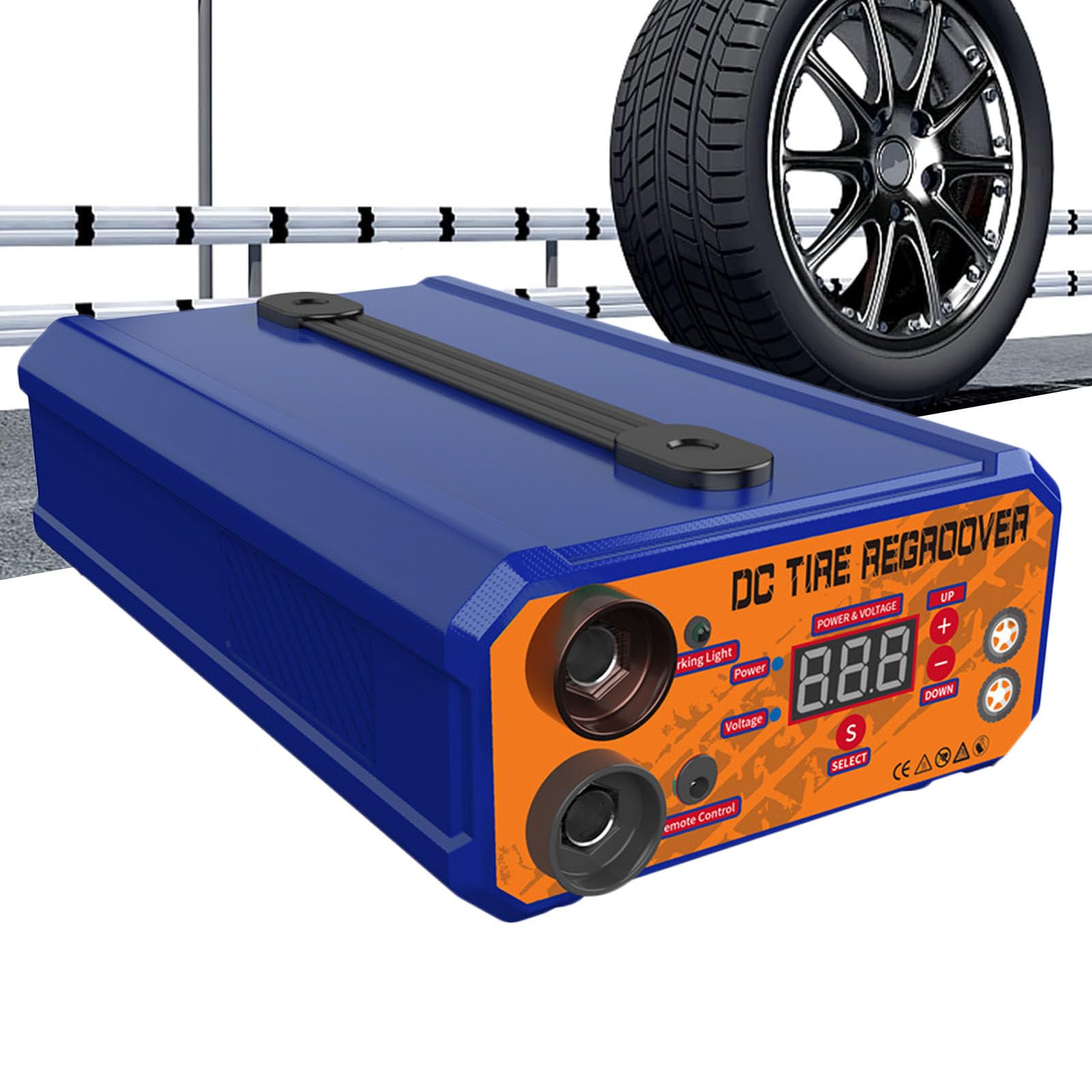 Macchina per scanalare Pneumatici Strumento per scanalare Pneumatici Taglierina per scanalare Pneumatici 1000W, Macchina riscaldata per scanalare Pneumatici con Display Digitale, con 20 Lame