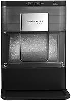 Frigidaire Gallery EFIC165 Nugget Ice Maker: 44lbs/Day Chewable Crunchy Ice, Self-Cleaning Countertop, Black
