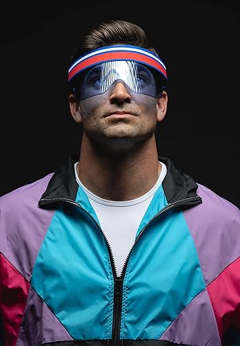 Miniatura 4 de Funny Guy Mugs Shade Bandz- Gafas de sol retro prémium de los años 80 y 90