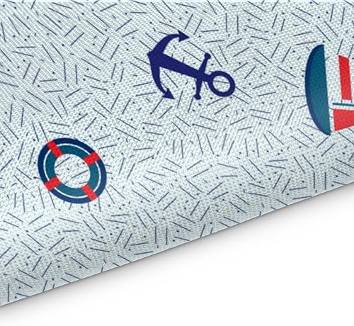 Miniatura 3 de Anchor Decor Theme Placemats Set of 4 Table Mats Washable Placemat Waterproof Place Mats for Party Home Dining Table Decor 18x12 in