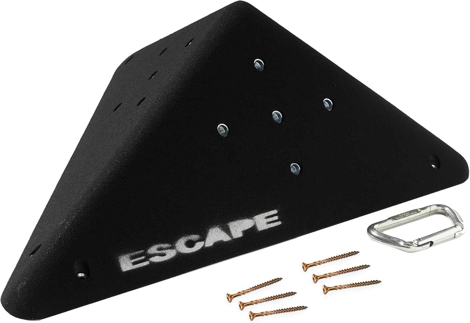 Escape Climbing Pyramid Volume | Textured Volume for Rock Climbing and Bouldering Holds | Ideal for Adding New Dimensions to a Climbing Wall | 13 Industrial T-Nuts and 6 Screws Included