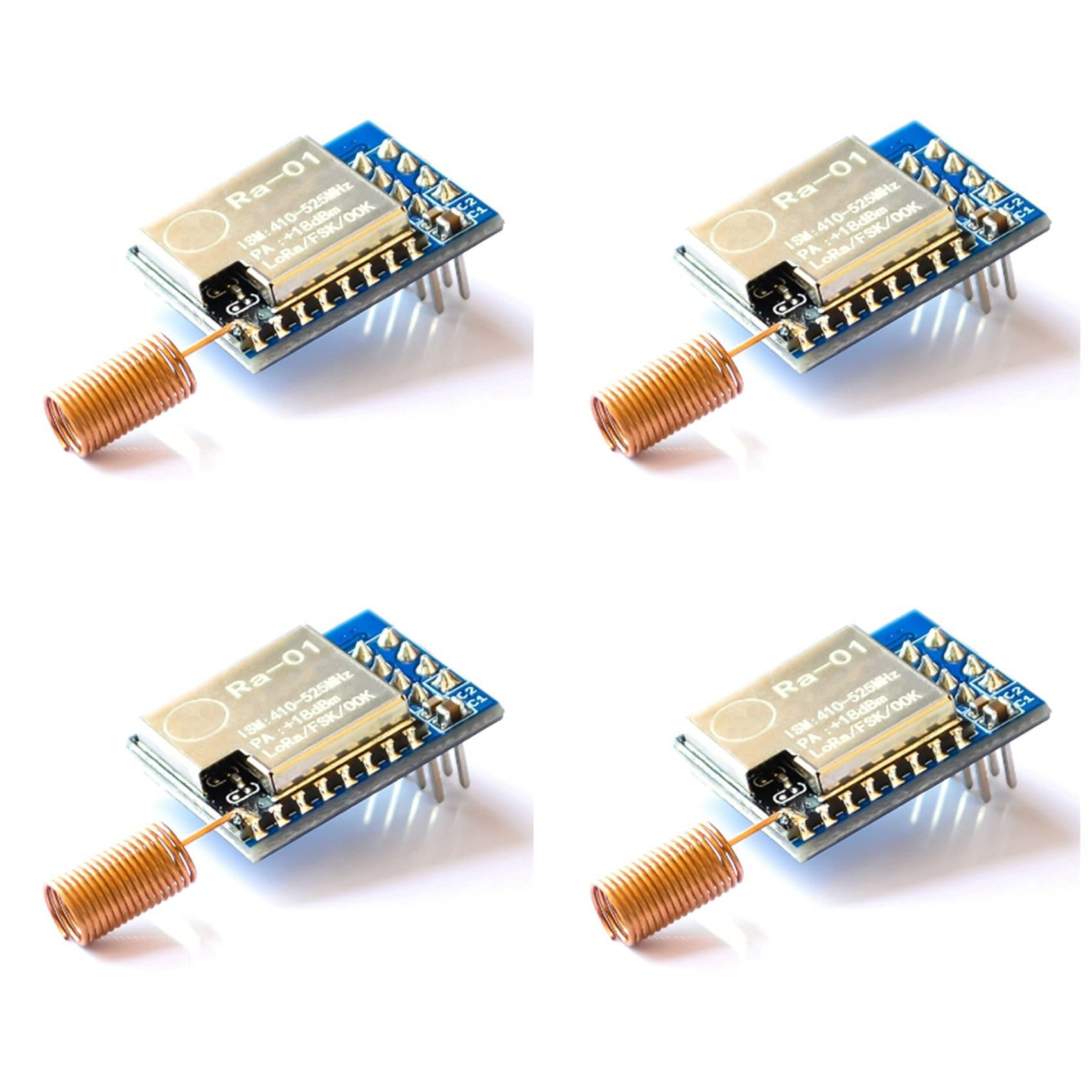 Bloepum 4X Ra-01 LoRa SX1278 433M Wireless Spread Spectrum Transmission Module Most Distant 10KM