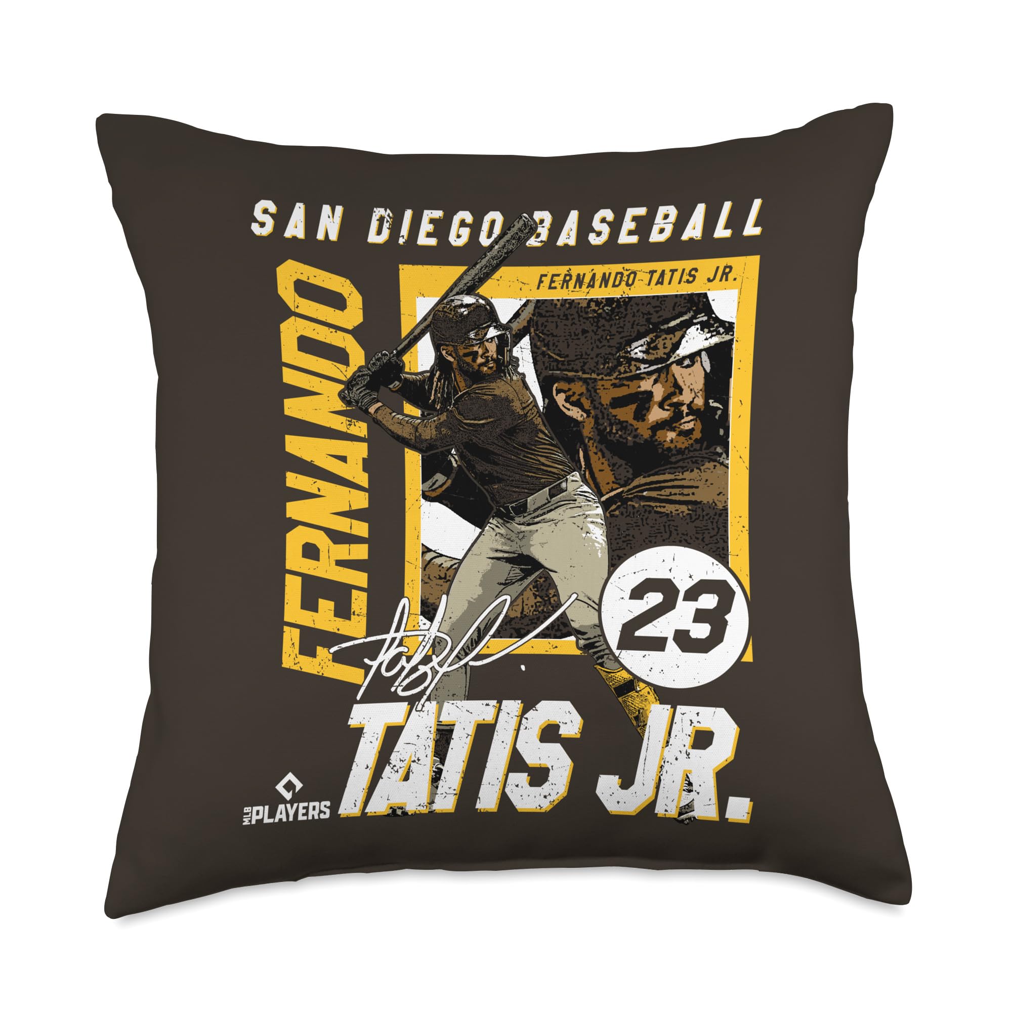 Fernando Tatis Jr San Diego Baseball Players MLBFTJ201M Throw Pillow
