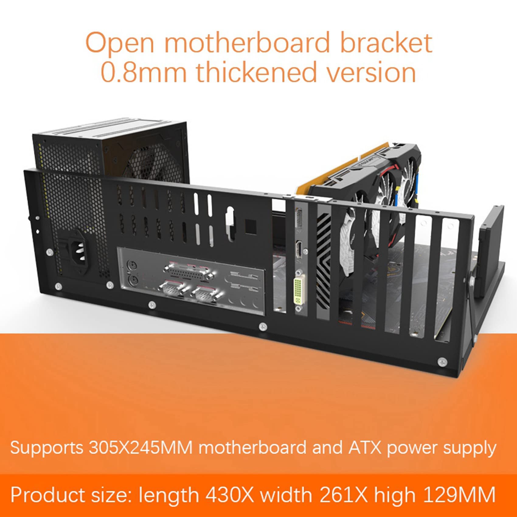 Amazon | VEMMIO 2X 鉱業フレーム鉱業ETHマザーボードブラケット 厚みのあるビットコインマイニングリグケース ITX |  VEMMIO | PCケース 通販