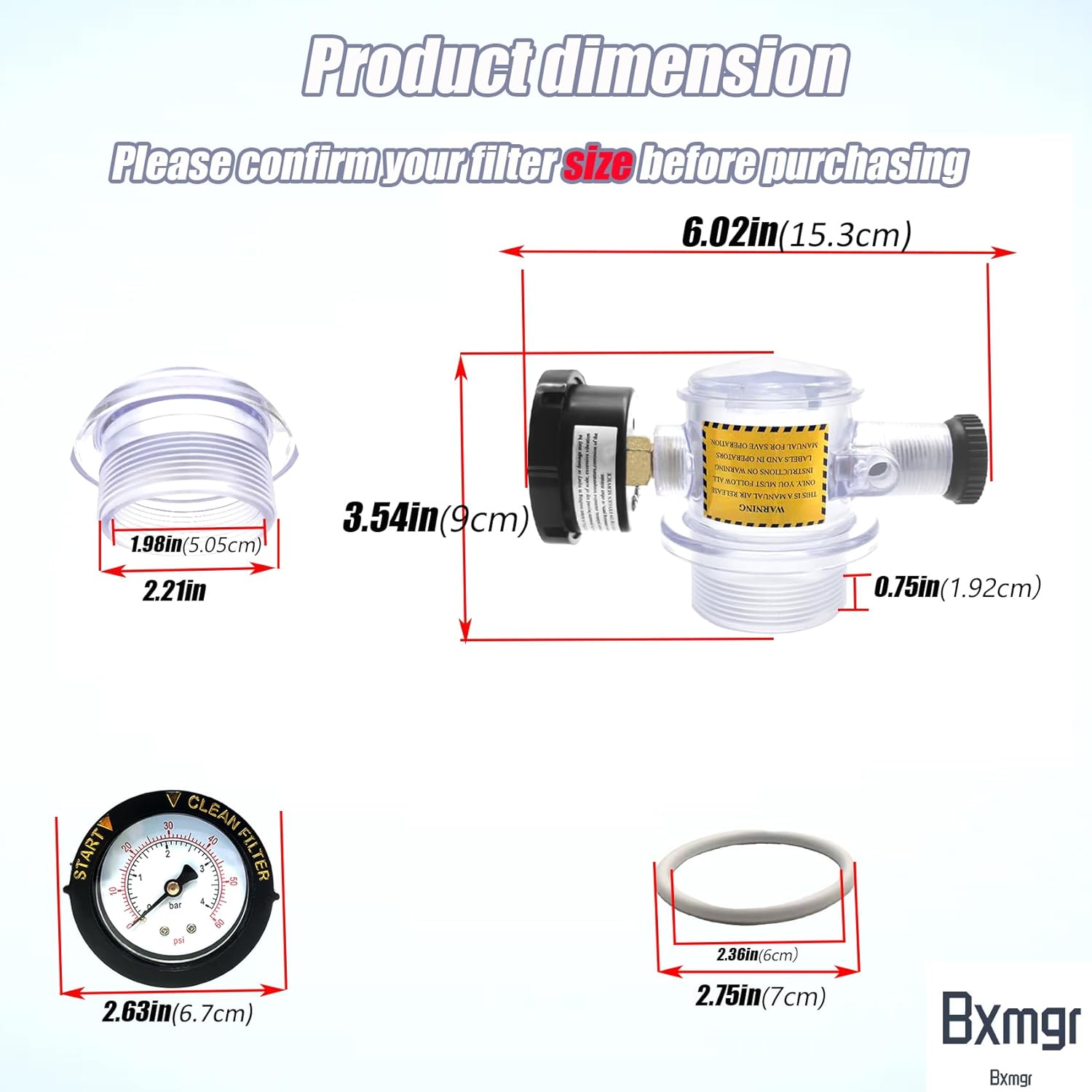 273564Z Manual Air Relief Valve,273564Z Compatible with Pentair for Triton II,Triton C,TR100C and TR140C Pool Spa Sand Filters,Replacement for The Pool and Spa Filter Air Relief Valve Assembly