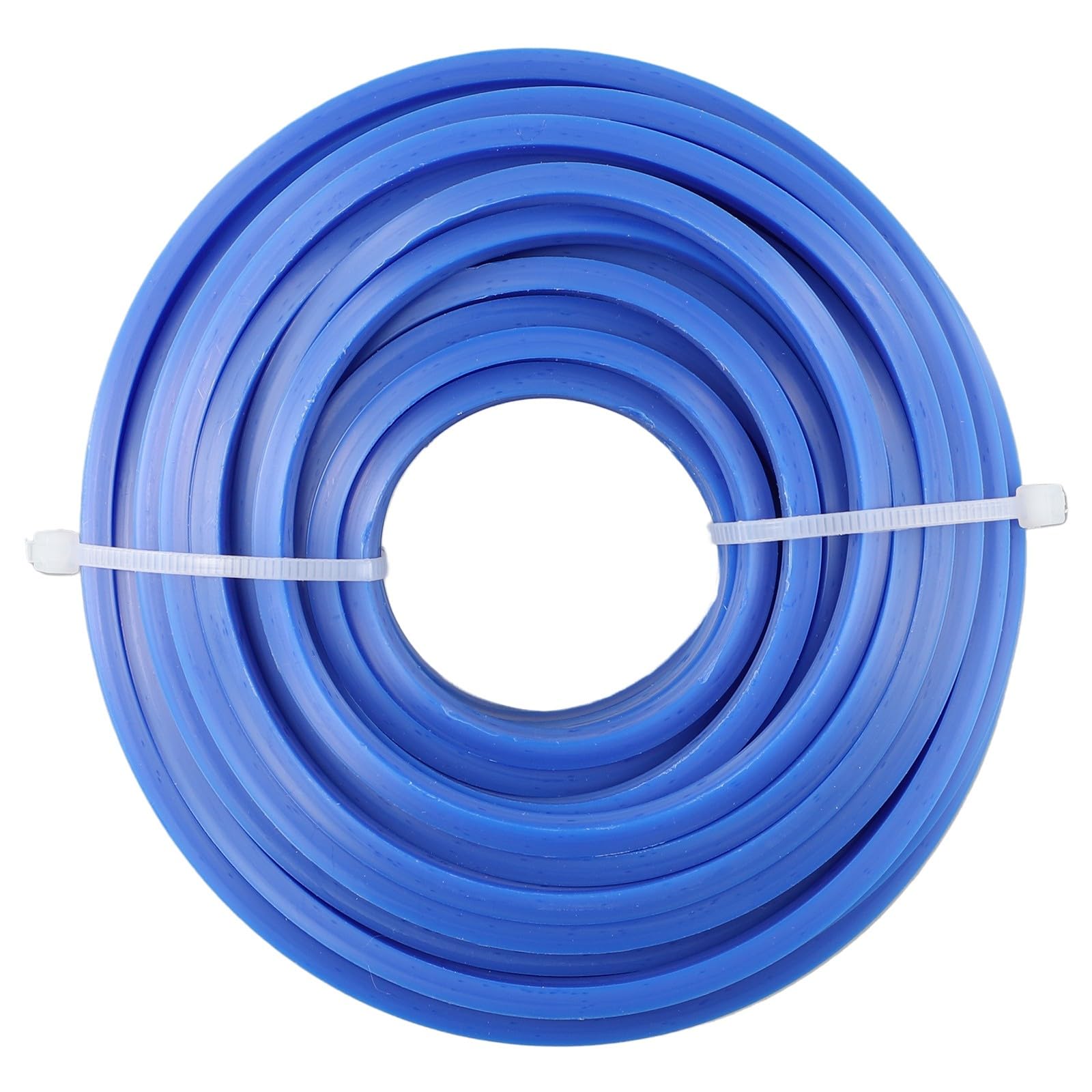 Hilo de nailon azul para cortacésped, 4 mm x 10 m, cuadrado, cuerda de repuesto para desbrozadoras eléctricas y desbrozadoras, accesorios para el cuidado del jardín, 1 rollo
