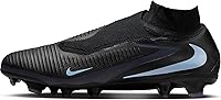 Nike Phantom 6 High Pro FG Soccer Cleats Black/Black - Grippy VNMSkin & Flyknit for Precision Strikes