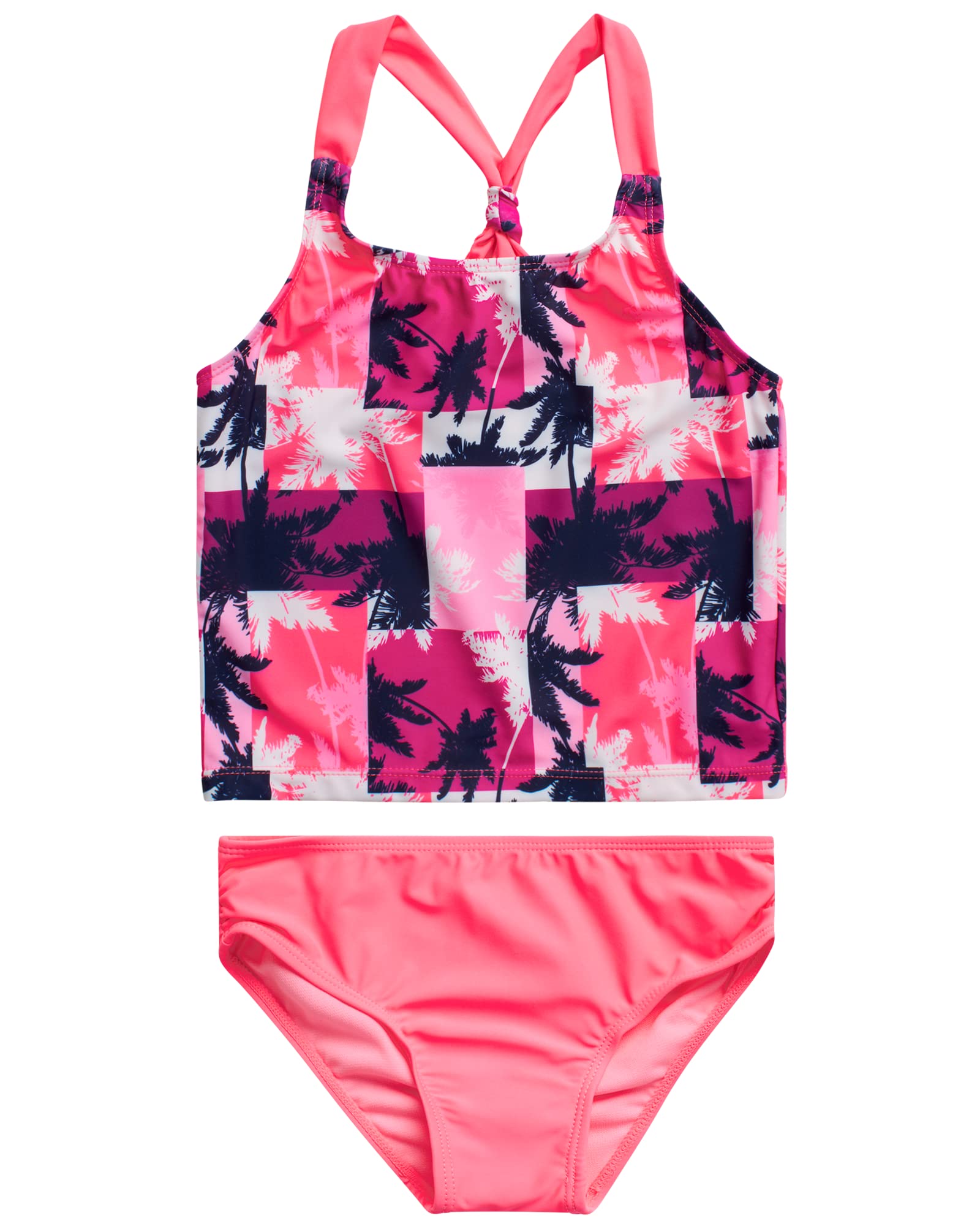 Limited Too Girls' Bathing Suit UPF 50+ 2-Piece Tankini Bikini Swimsuit  Set (7-16)