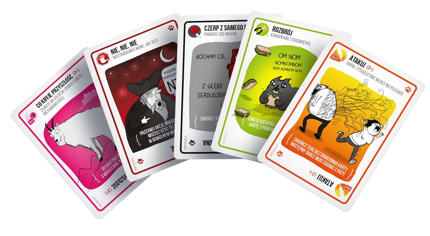 Rebel | Gattini che esplodono: Festa (versione silenziosa) Edizione PL | Gioco da tavolo | Per bambini e adulti | Festa | Età 12+