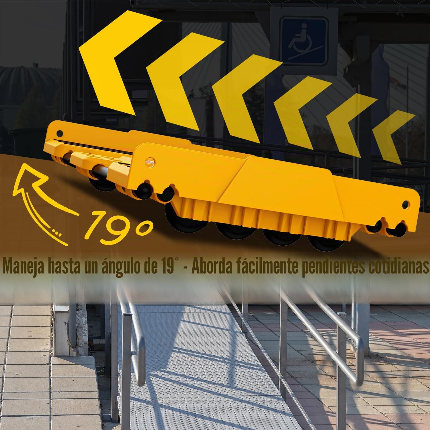 Carro de Transporte Ajustable Resistente – Se extiende hasta 91 cm, soporta 907 kg – para electrodomésticos, Muebles y Materiales de construcción, con Correas elásticas, Apto para Varias Superficies
