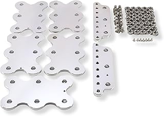 Triple Bank / 18 Yinlong Cell Lug Style Polished Aluminum Bus Bars with Hardware