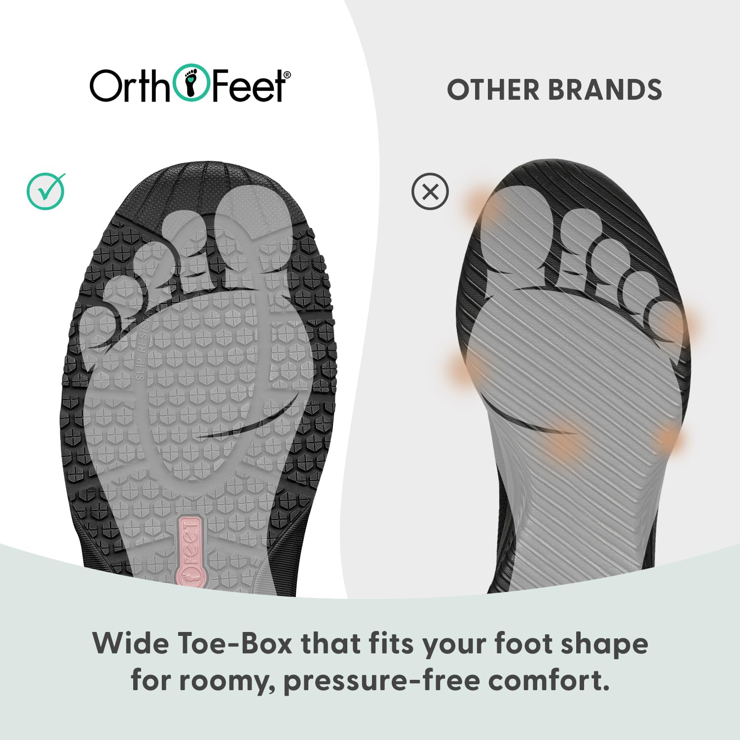 Orthofeet Women's Orthopedic Knit Kita Hands-Free Sneakers: 11.5 All Black